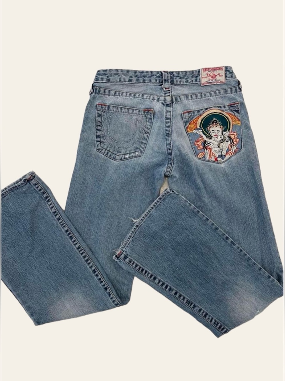SOLD💋 - VINTAGE JAPANESE EMBROIDERED TRUE RELIGION DENIMS